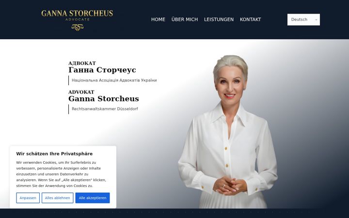 Screenshot of kanzlei-storcheus.de