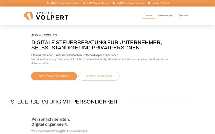 Screenshot of kanzlei-volpert.de