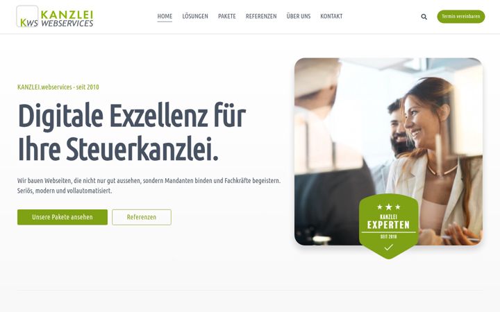 Screenshot of kanzlei-webservices.de