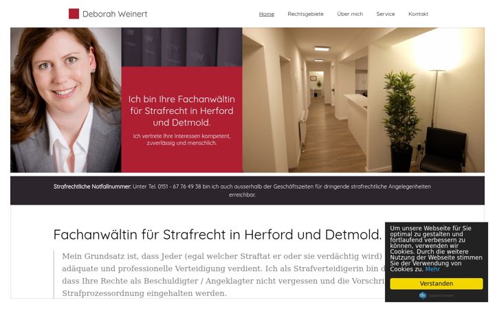 Screenshot of kanzlei-weinert.de