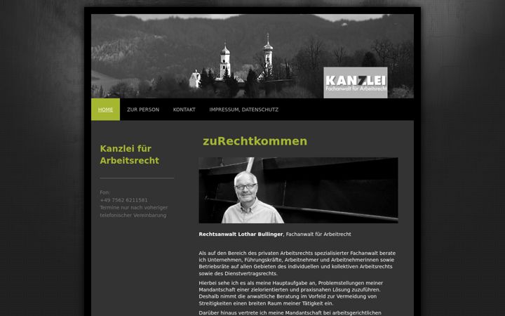 Screenshot of kanzlei7.de