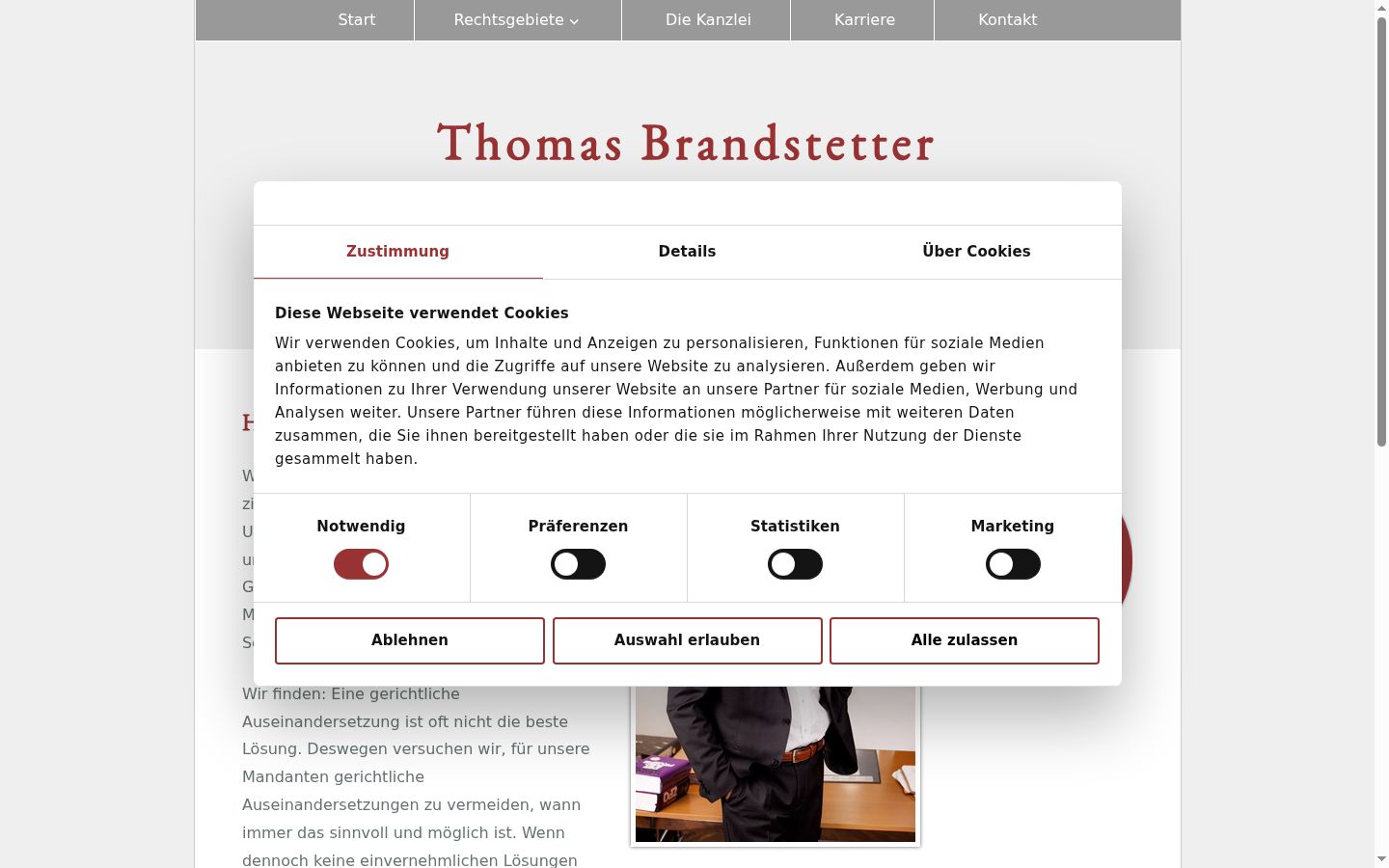 Ekraanipilt nõusolekubännerist, mida näidati enne mis tahes suhtlust