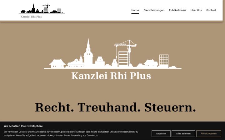 Screenshot of kanzleirhiplus.ch