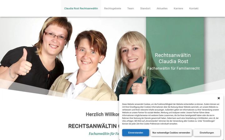 Screenshot of kanzleirost.de