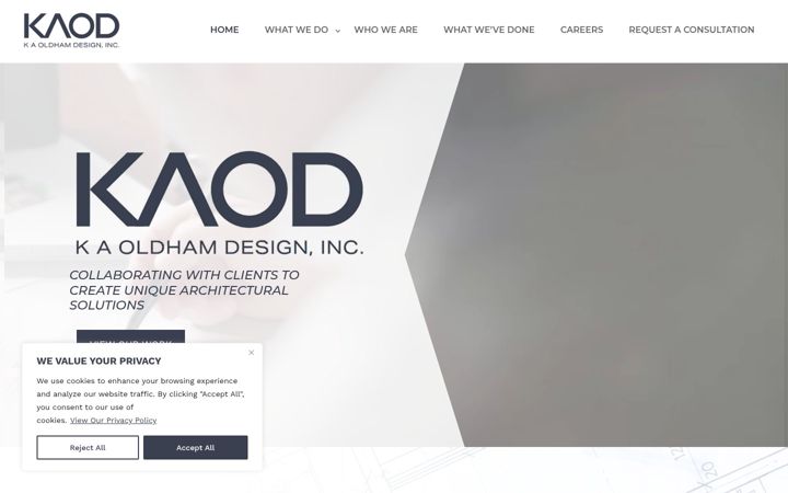 Screenshot of kaod.com