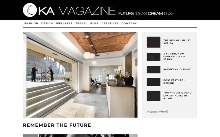 Screenshot of kaonlinemagazine.com