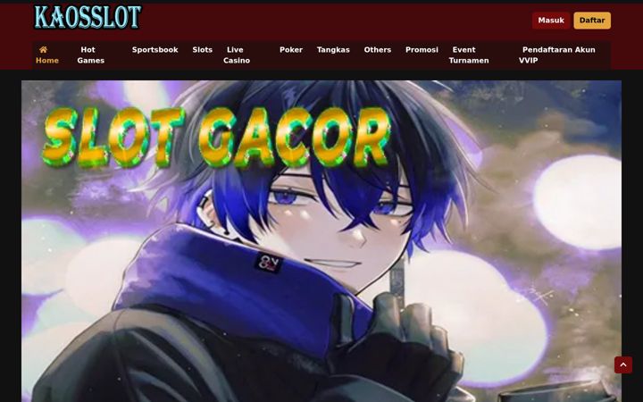 Screenshot of kaosslot.org