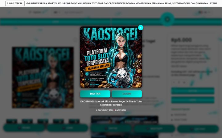 Screenshot of kaostogel.io