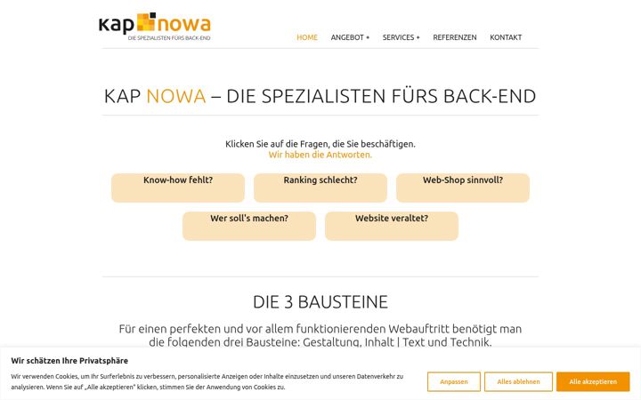 Screenshot of kap-nowa.de