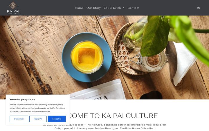 Screenshot of kapaiculture.com