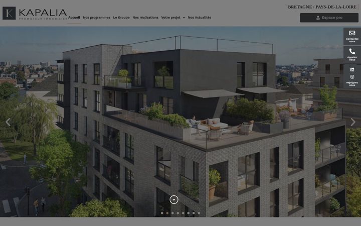 Screenshot of kapalia.fr