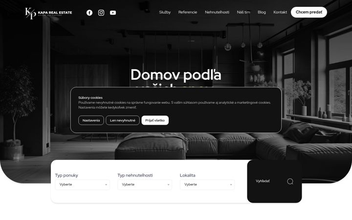 Screenshot of kapareal.sk
