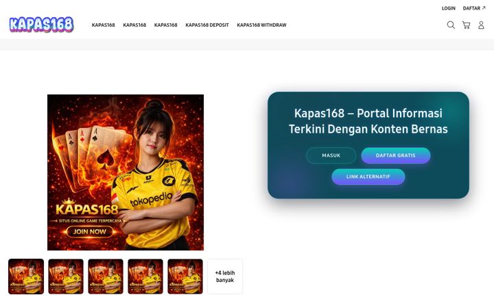 Screenshot of kapas168.net
