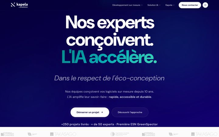 Screenshot of kapela.fr