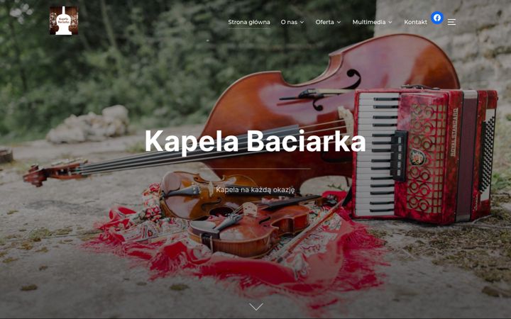 Screenshot of kapelabaciarka.pl