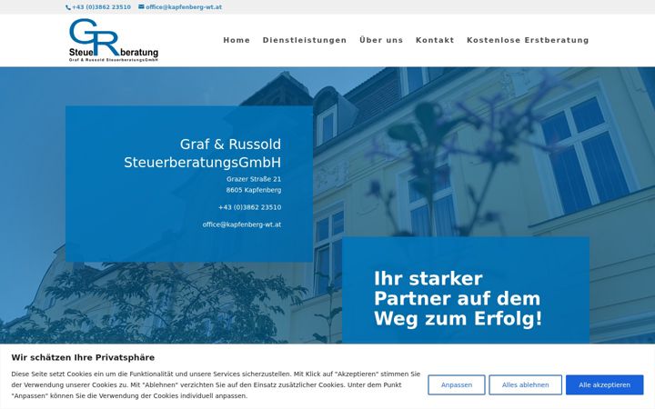 Screenshot of kapfenberg-wt.at
