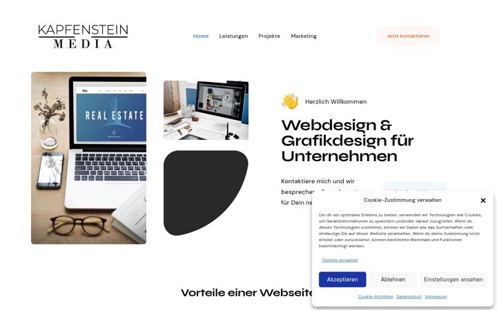 Screenshot of kapfenstein-media.de