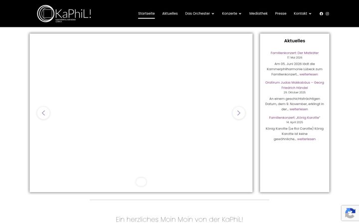 Screenshot of kaphil.de