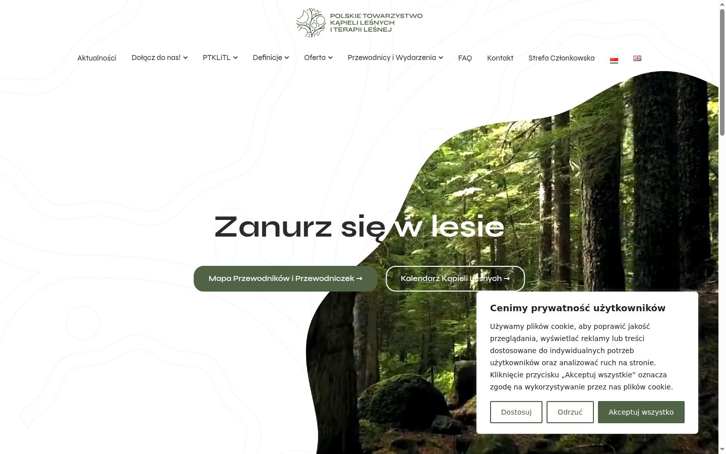 Képernyőkép a bármilyen interakció előtt megjelenő hozzájárulási bannerről