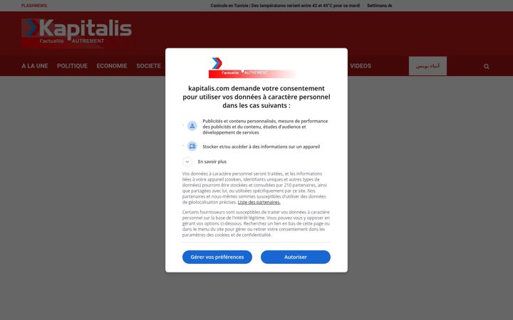 Screenshot of kapitalis.com