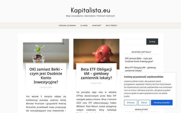 Screenshot of kapitalista.eu