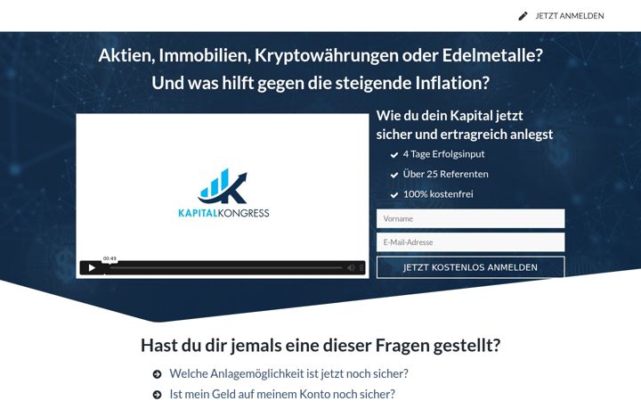 Screenshot of kapitalkongress.de