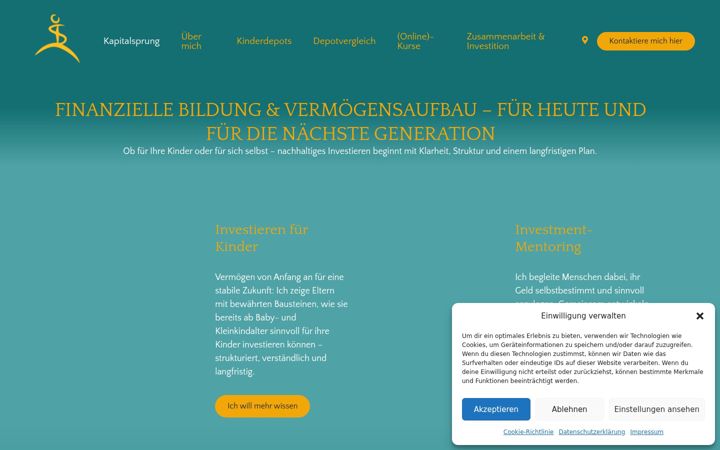 Screenshot of kapitalsprung.com