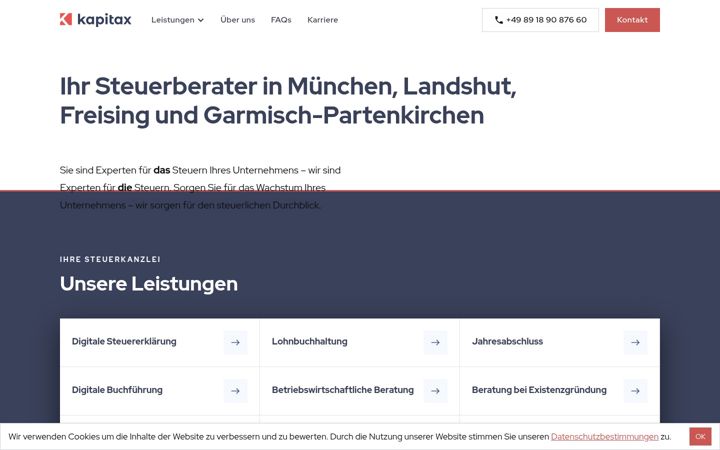 Screenshot of kapitax.de