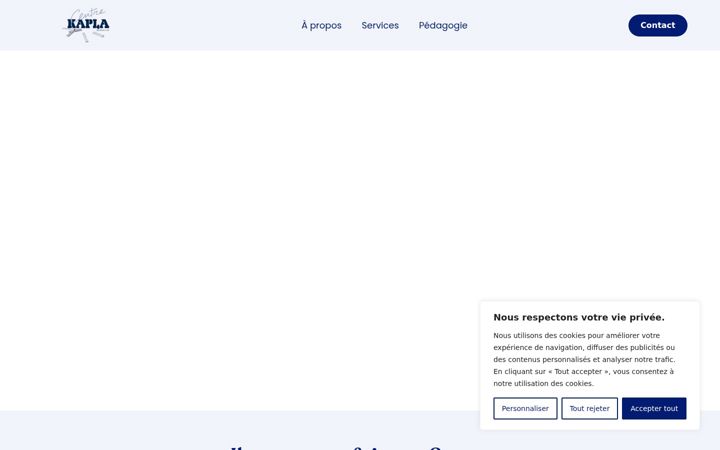Screenshot of kaplacentrebxl.com
