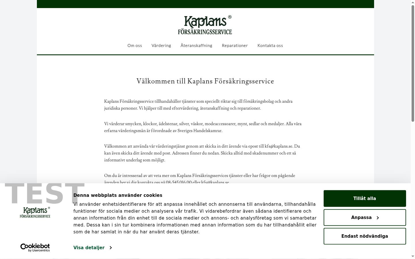 Screenshot tal-banner tal-kunsens muri qabel kwalunkwe interazzjoni