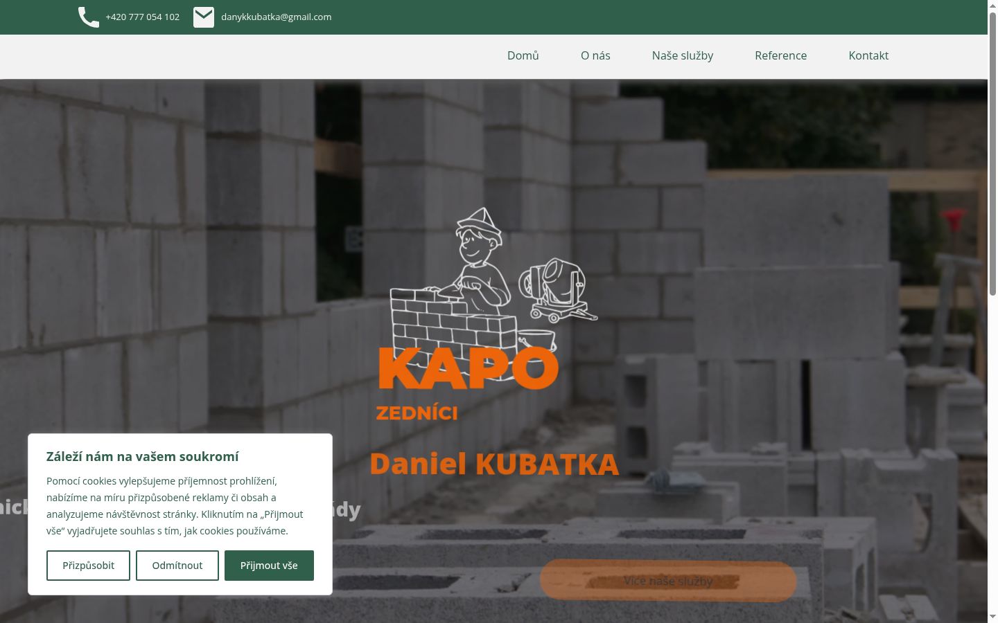 Captura de pantalla del banner de consentimiento mostrado antes de cualquier interacción