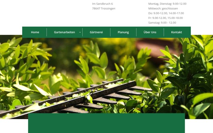 Screenshot of kapp-gartenbau.de
