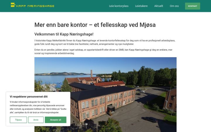 Snímek obrazovky kapp.no