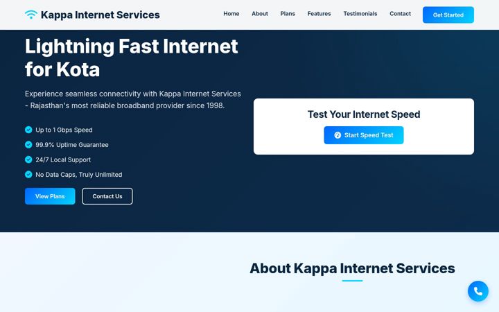 Screenshot of kappa.net.in