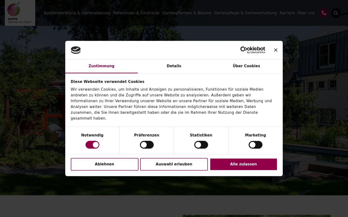 Kuvakaappaus suostumusbannerista, joka näytettiin ennen mitään vuorovaikutusta
