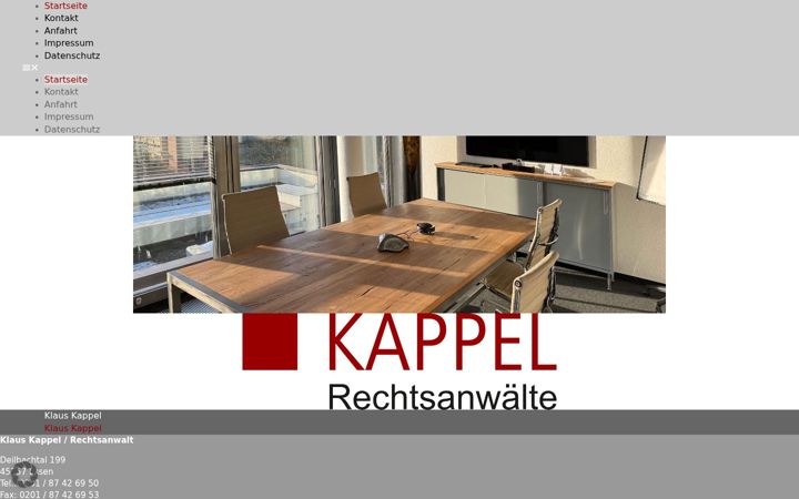Screenshot of kappel-rechtsanwaelte.com