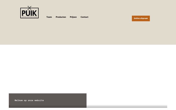 Screenshot of kapperpuik.nl