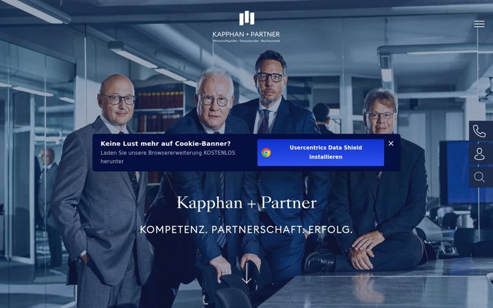 Screenshot of kapphan-partner.de