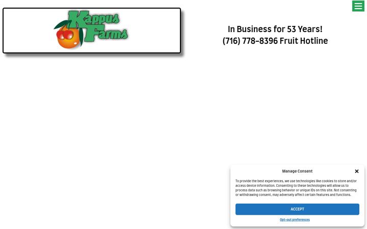 Screenshot of kappusfarms.com
