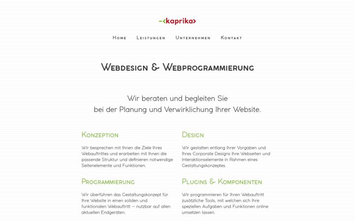 Screenshot of kaprika.de