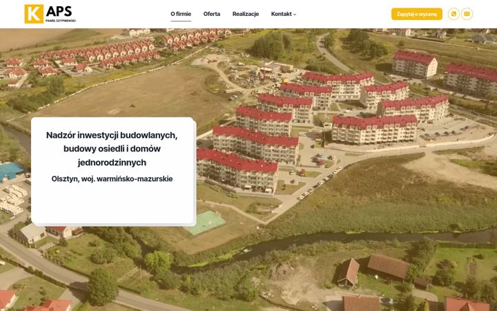 Screenshot of kaps-olsztyn.pl