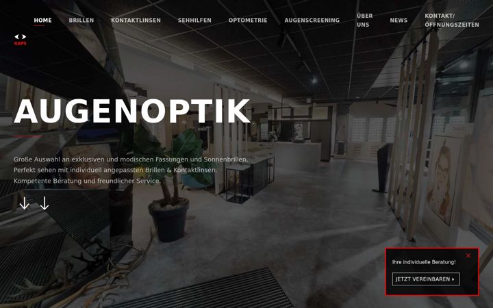 Screenshot of kaps.de