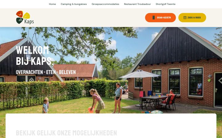 Screenshot of kaps.nl