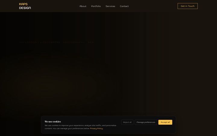 Screenshot of kapsdesign.co.uk