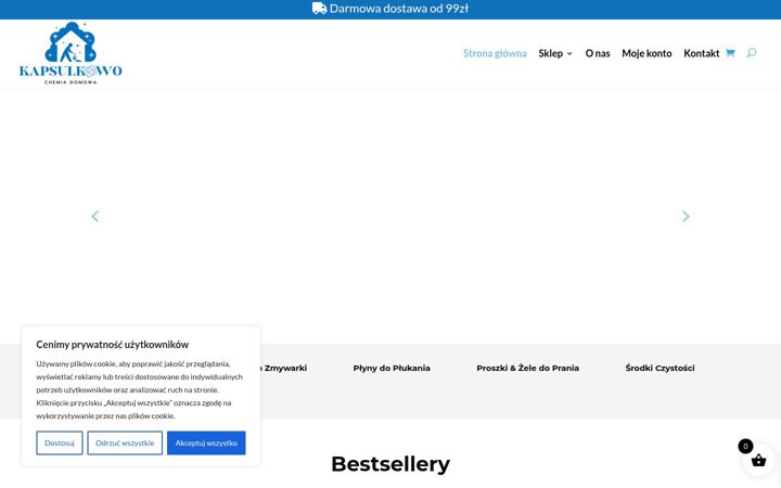 Screenshot of kapsulkowo.pl