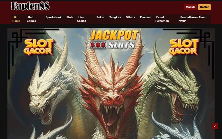 Screenshot of kapten88.net