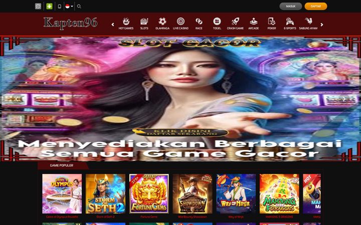 Screenshot of kapten96.com