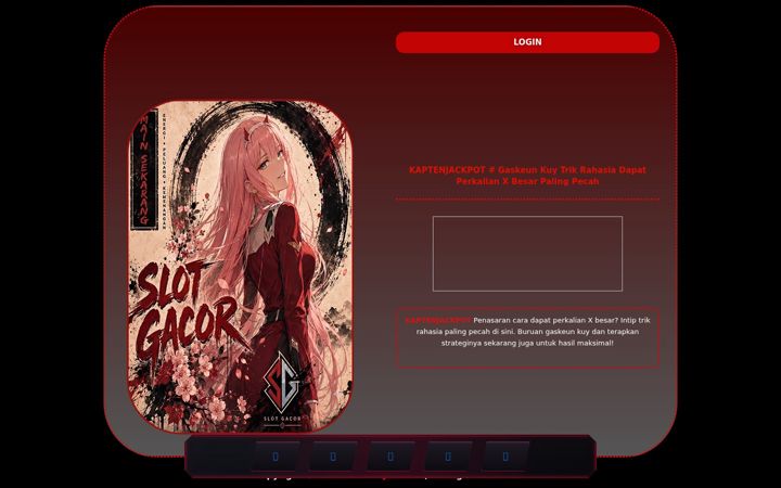 Screenshot of kaptenjackpot.net