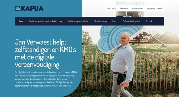 Screenshot of kapua.be