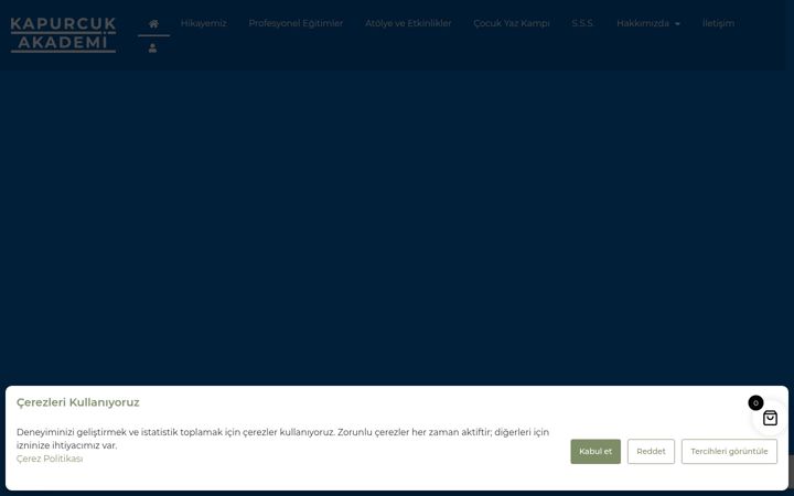 Screenshot of kapurcukakademi.com